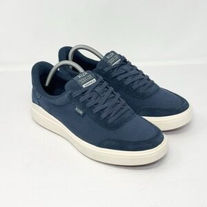 Kizik Prague Handsfree Canvas Shoes Sneakers Blue Mens 8.5 Womens 10 Casual